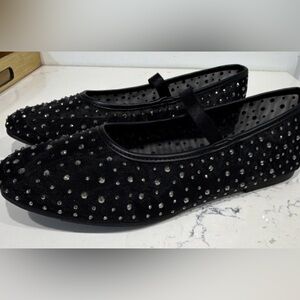 Madden‎ Women's MESH Black Studded Slip-On Flats US 4 EU 36